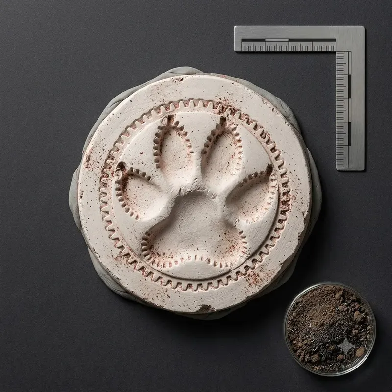 Fantasy Creature Footprint Casts