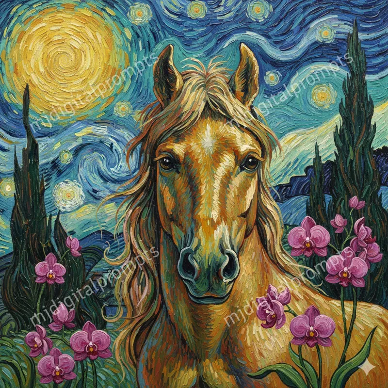 Van Gogh Style Portraits Custom Subjects