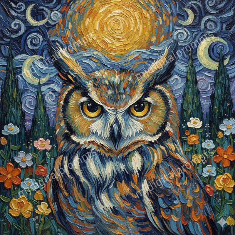 Van Gogh Style Portraits Custom Subjects