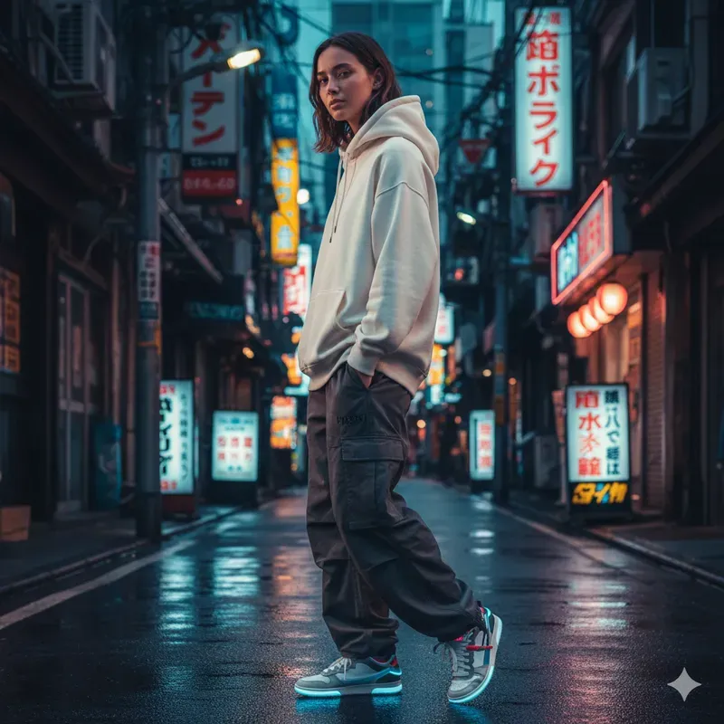 Ultrarealistic Streetwear Fashion Shots