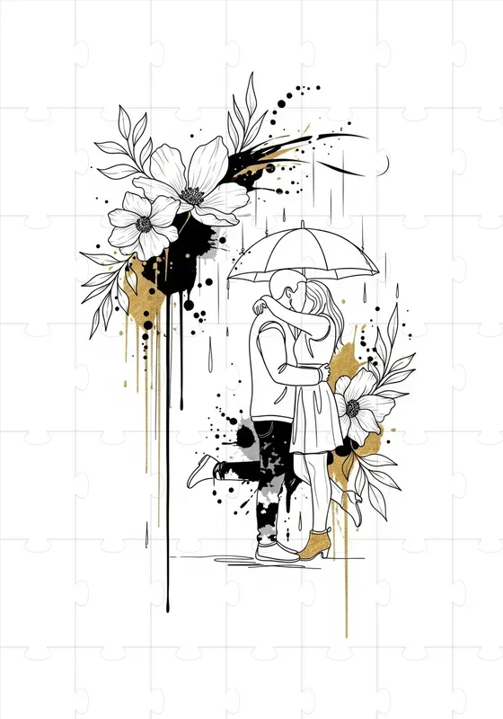 Abstract Gold Line Editorials