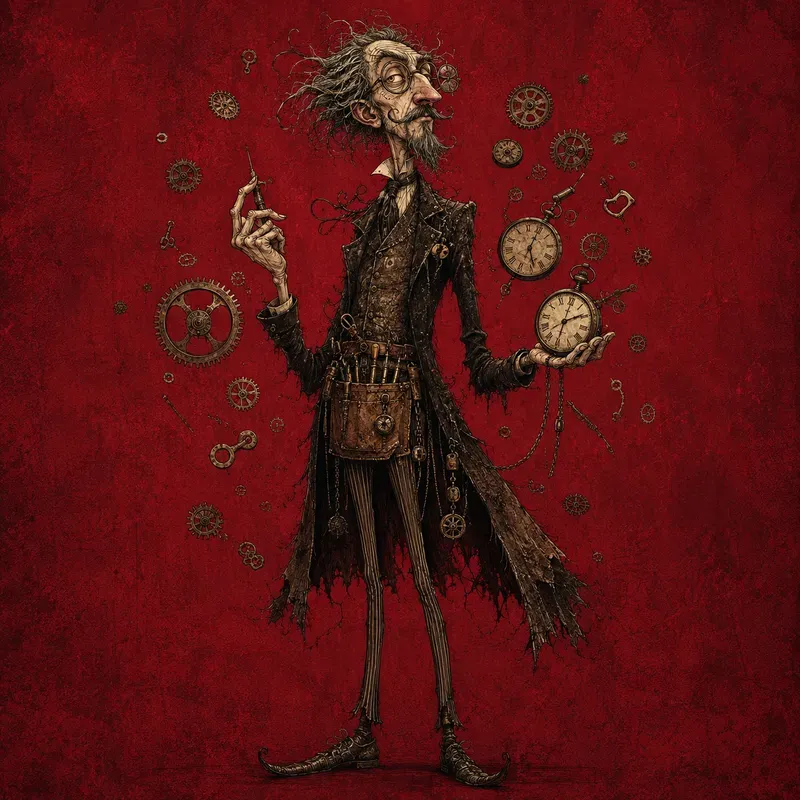 Quirky Elongated 2D Caricatures