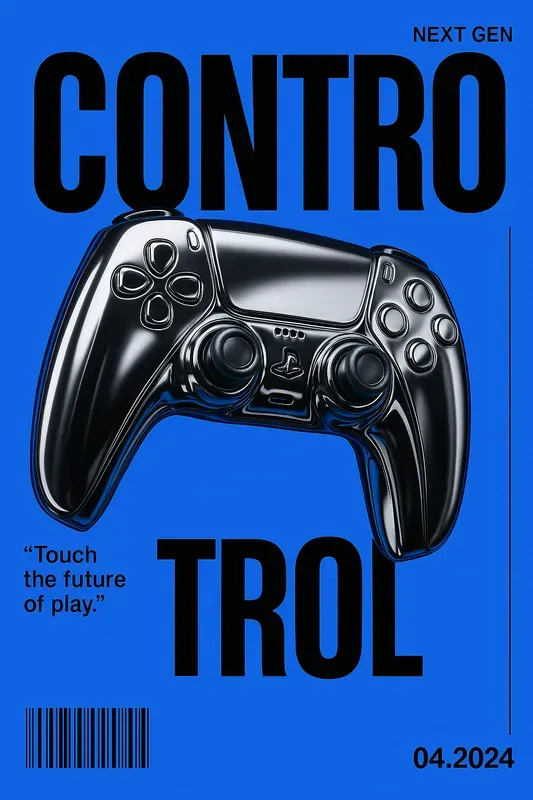 Luxury Chrome Editorial Posters