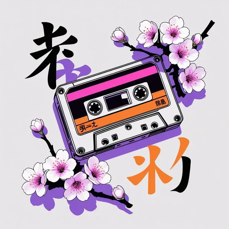 Minimalist Japanese Streetwear Vectors