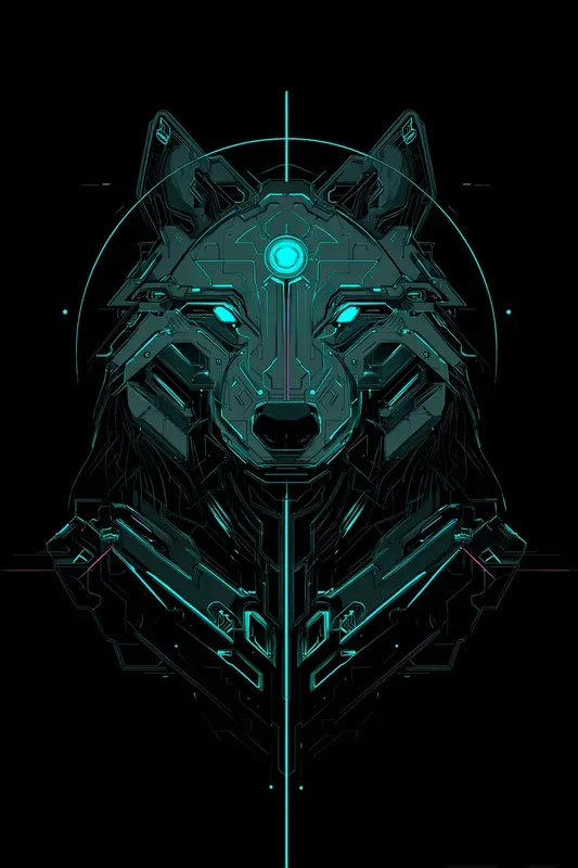 Cyberpunk Animal Logo Emblems
