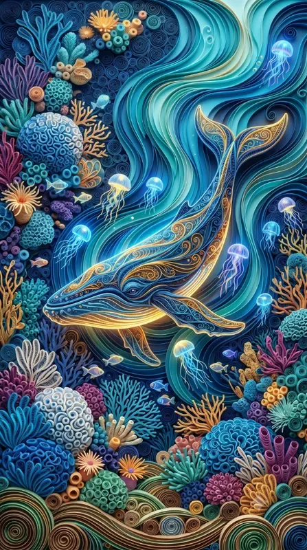 Intricate 3D Layered Paper Art Assets