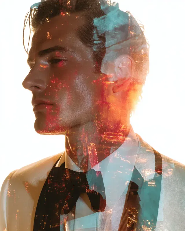 Luxury Editorial Double Exposure Weddings