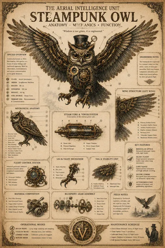 Vintage Anatomy Infographic Posters