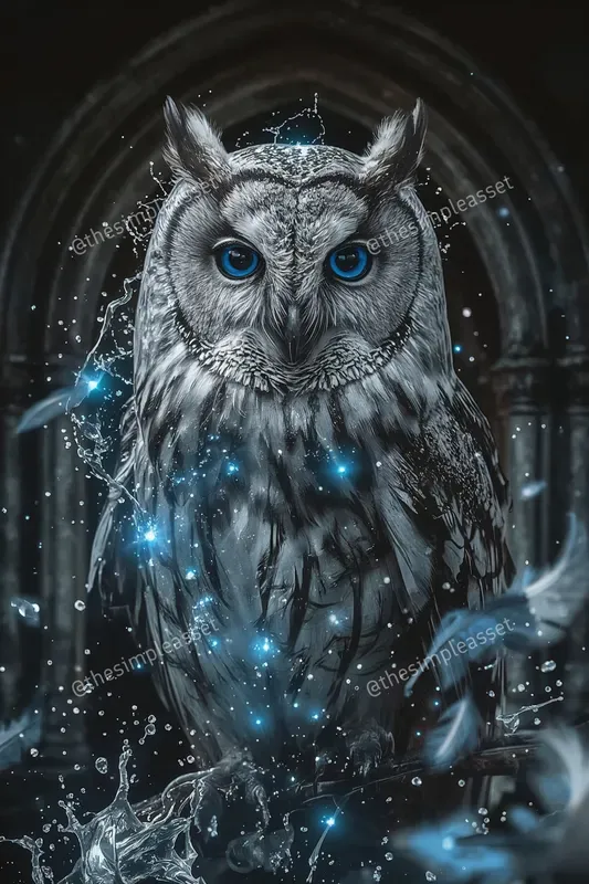Ethereal Glowing Animal Art