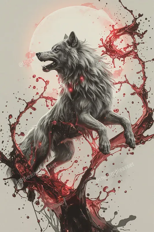 Ethereal Glowing Animal Art