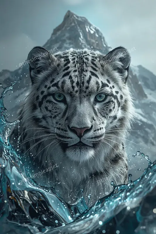 Ethereal Glowing Animal Art