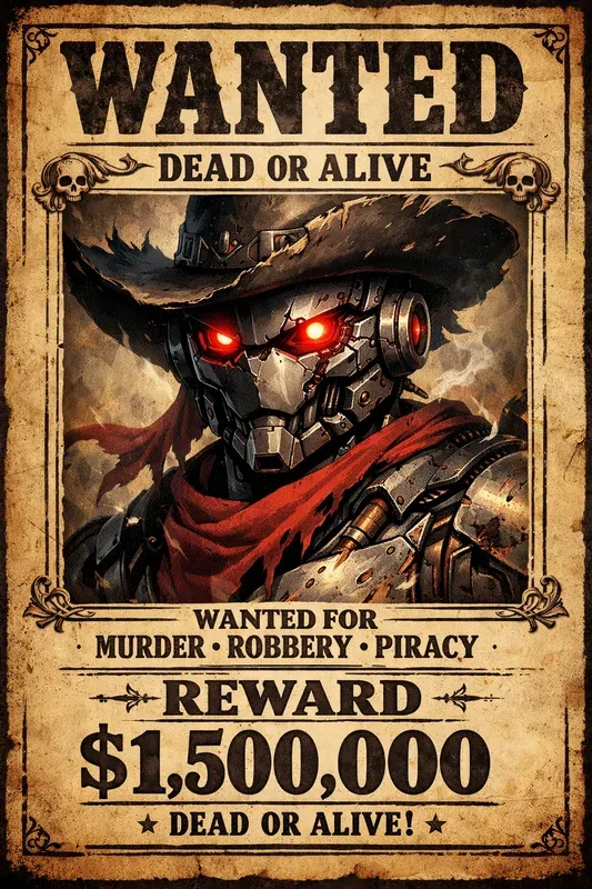 Anime Wanted Poster Generator