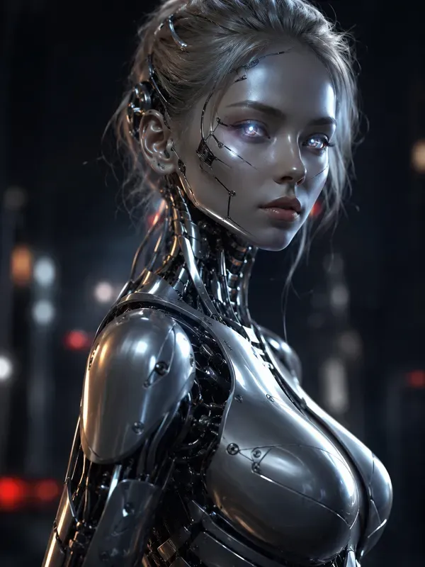 Cyber Luxury Girl Portraits
