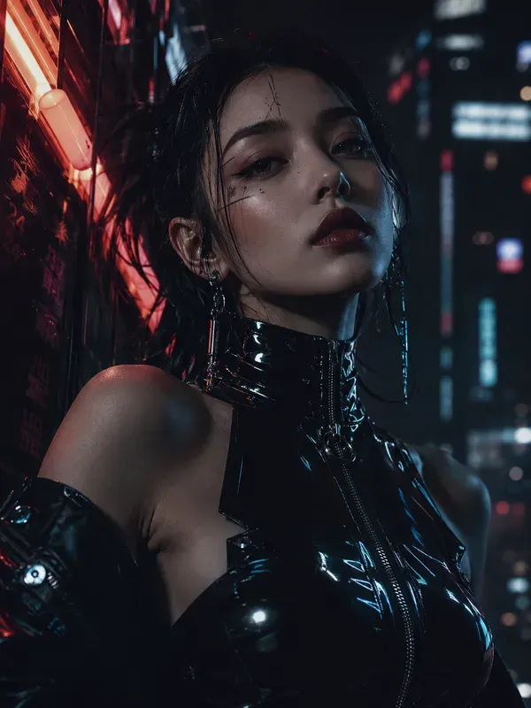 Cyber Luxury Girl Portraits