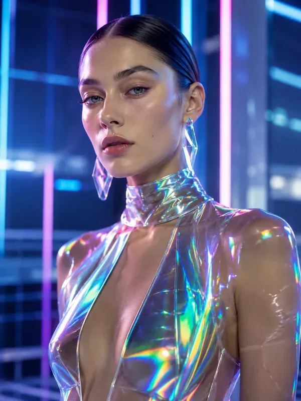 Cyber Luxury Girl Portraits