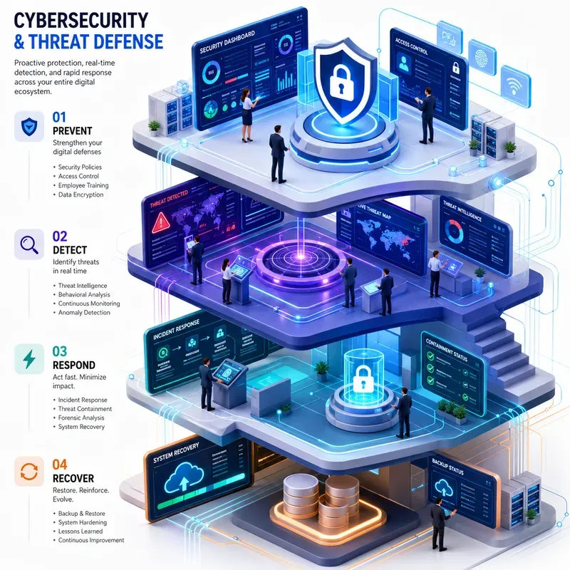 3D Isometric Tech Infographics