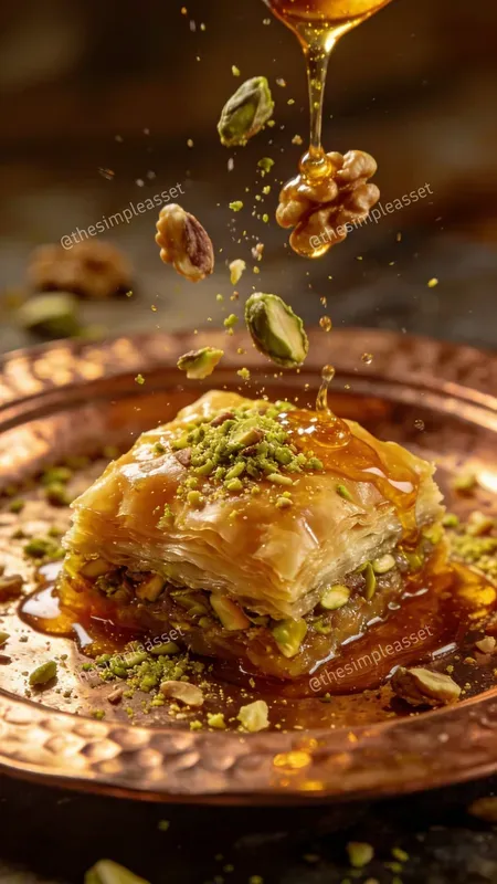 Cinematic Floating Exotic Desserts