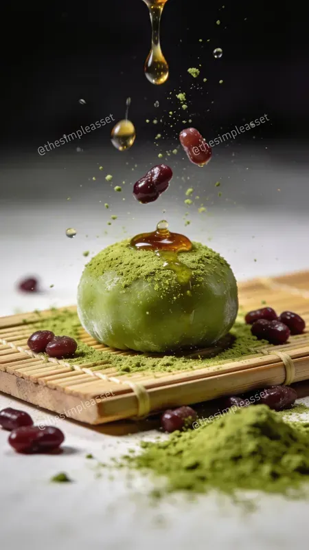 Cinematic Floating Exotic Desserts