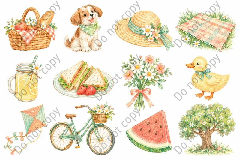 Cute Colored Pencil Clipart Any Themes