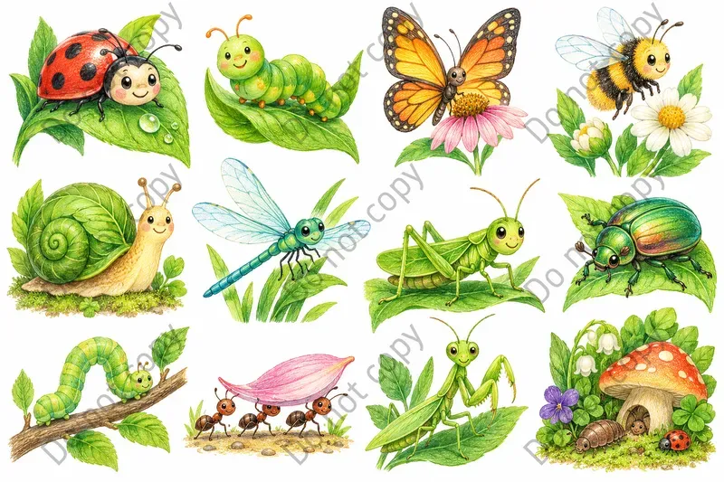 Cute Colored Pencil Clipart Any Themes