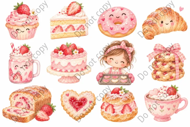 Cute Colored Pencil Clipart Any Themes