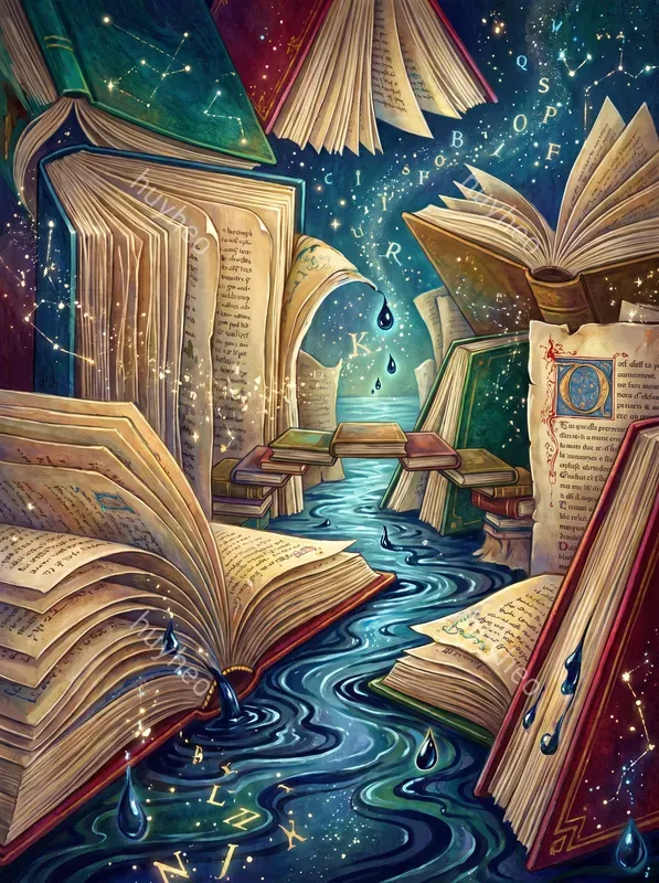 Surreal Book Landscapes Art