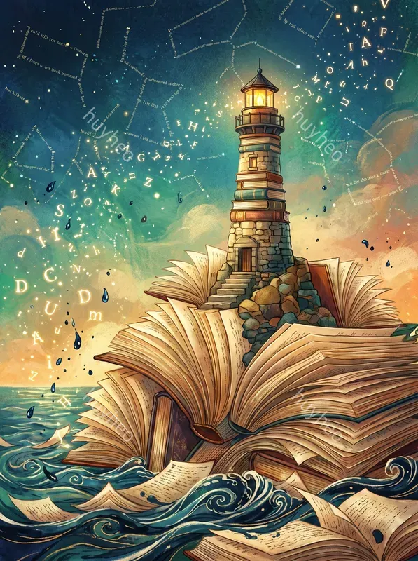 Surreal Book Landscapes Art