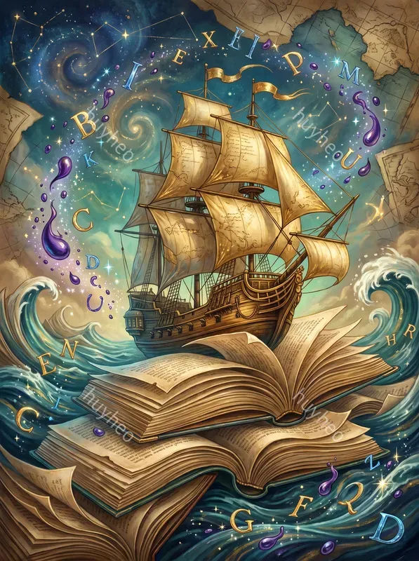 Surreal Book Landscapes Art