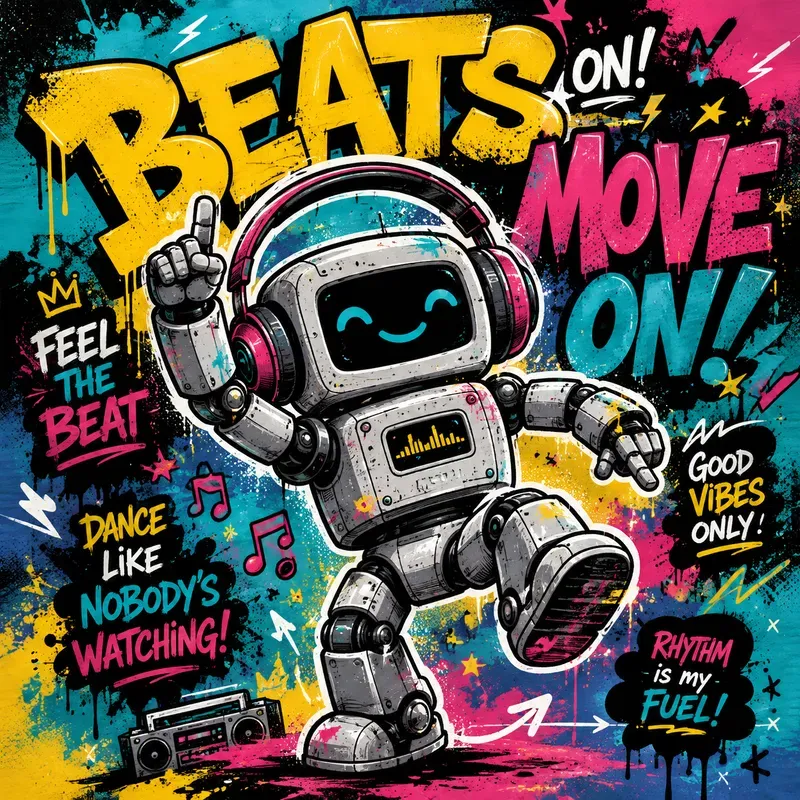 Bold Graffiti Character Posters