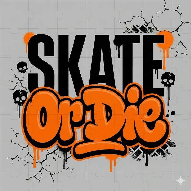 Urban Graffiti Bubble Text Overlays