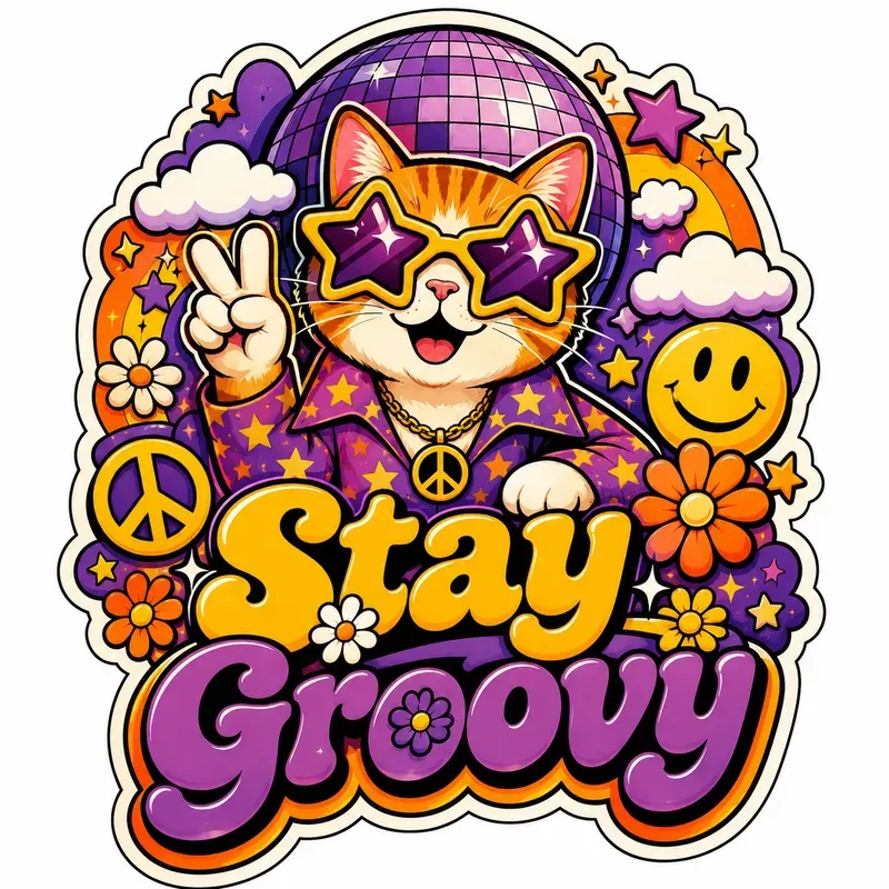 Groovy Mascot Sticker Collections