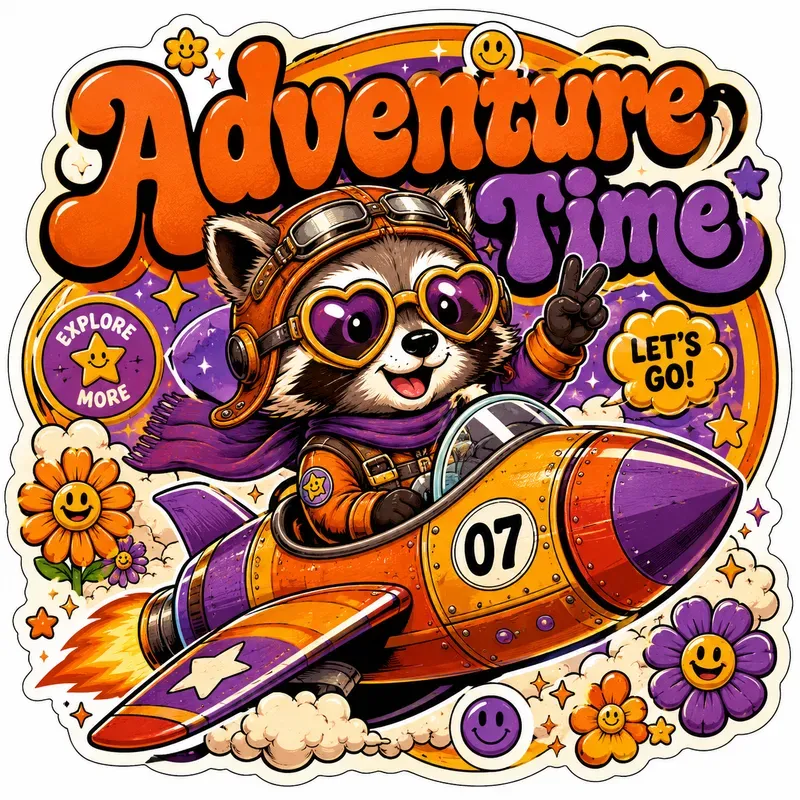 Groovy Mascot Sticker Collections