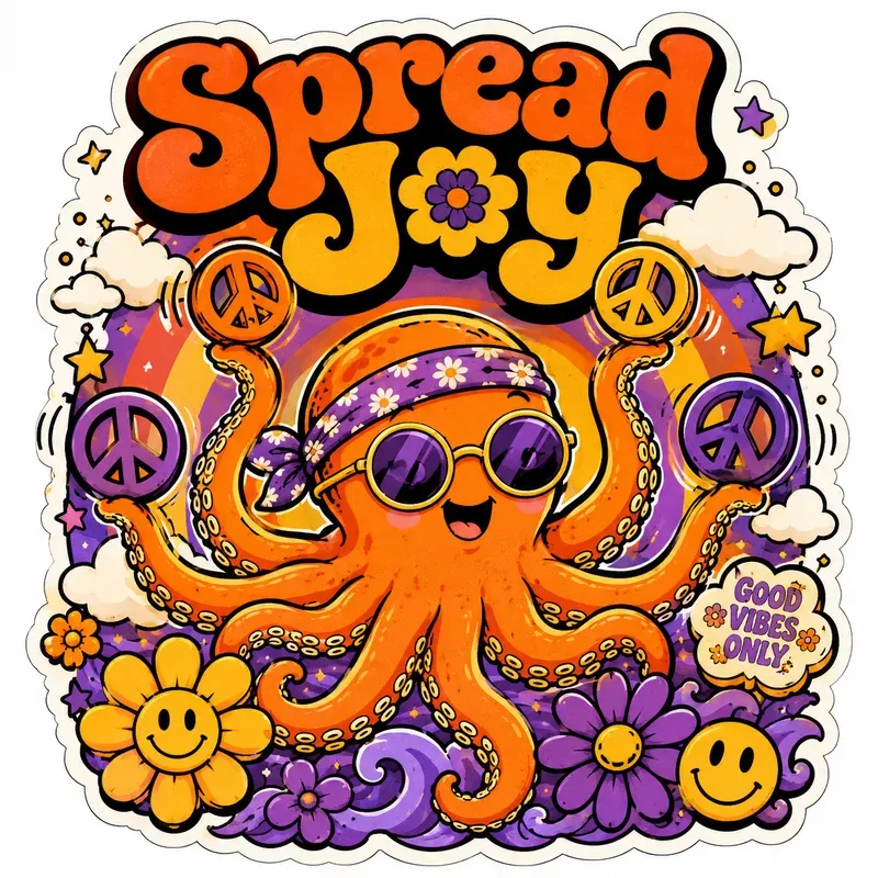 Groovy Mascot Sticker Collections