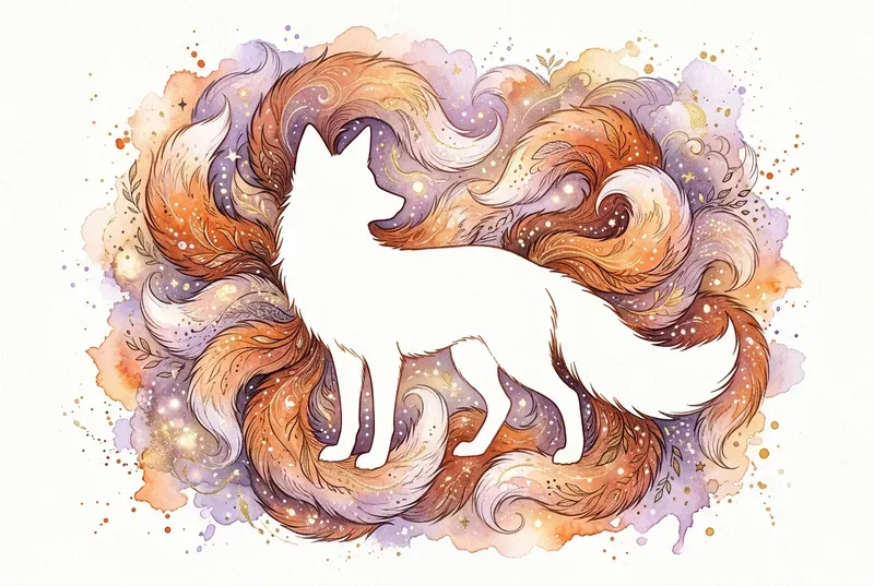 Dreamy Name Silhouette Watercolor Art