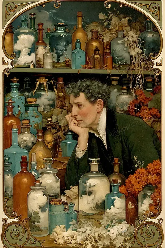 Ornate Art Nouveau Painterly Scenes