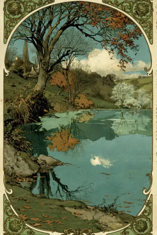 Ornate Art Nouveau Painterly Scenes