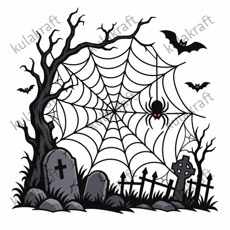 Spooky Halloween Prop Cliparts