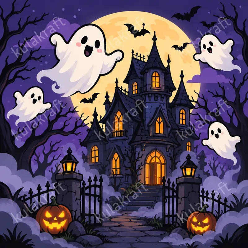 Spooky Halloween Prop Cliparts