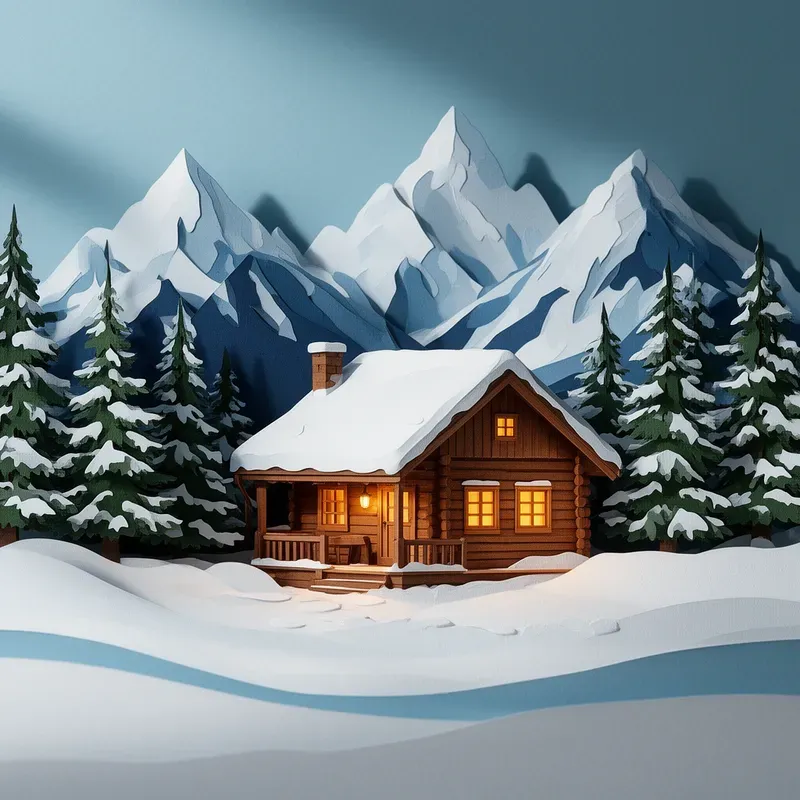 3D Layered Papercut Craft Art