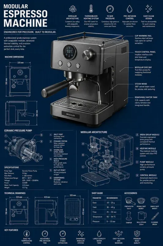 Product Blueprint Technical Infographics