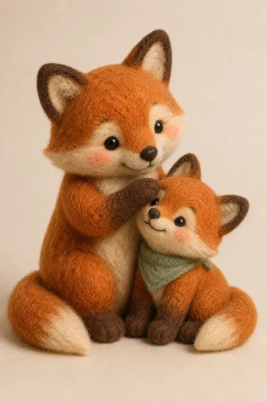 Needlefelted Animal Friends