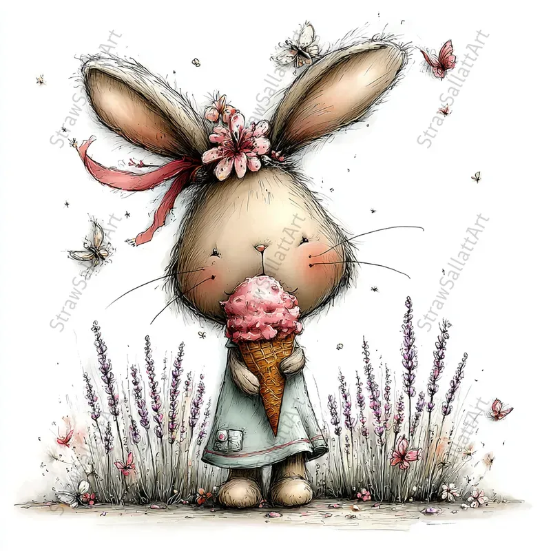 Ice Cream Characters Summer Etsy Clipart