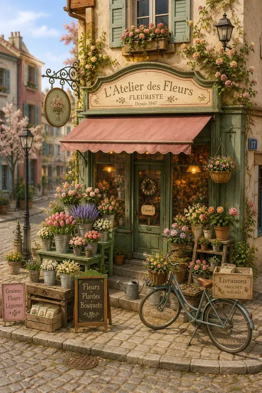3D Vintage Shopfront Dioramas
