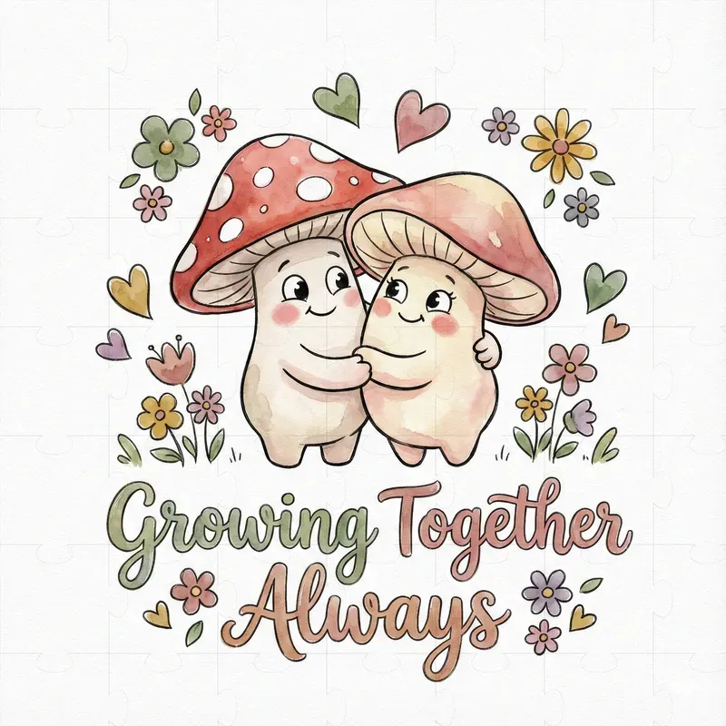 Valentine Mascot Couples Tshirt Art