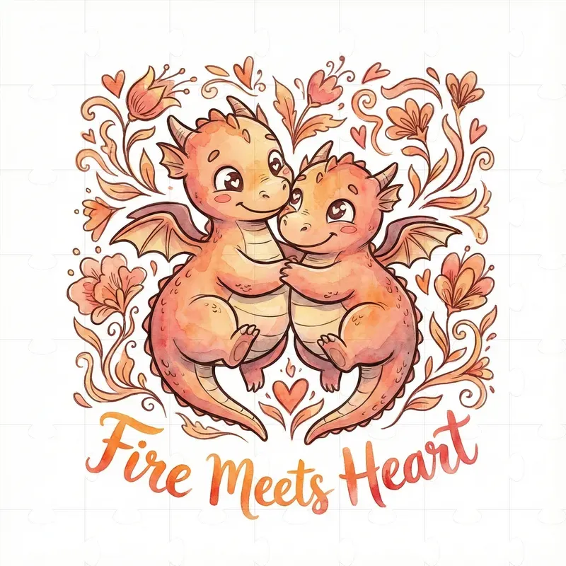 Valentine Mascot Couples Tshirt Art