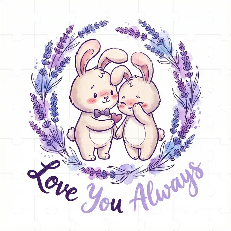 Valentine Mascot Couples Tshirt Art