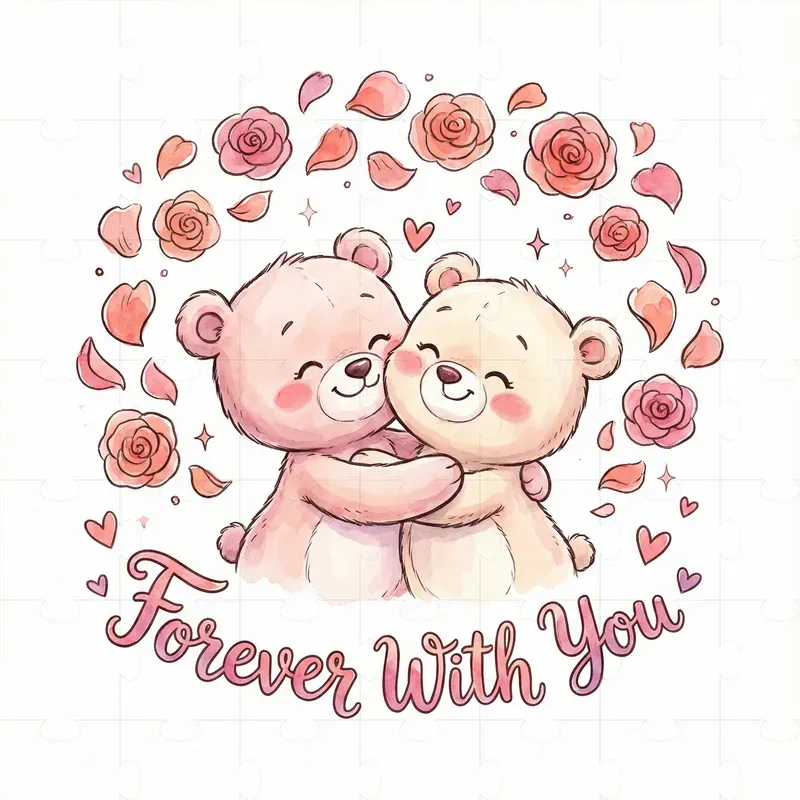 Valentine Mascot Couples Tshirt Art