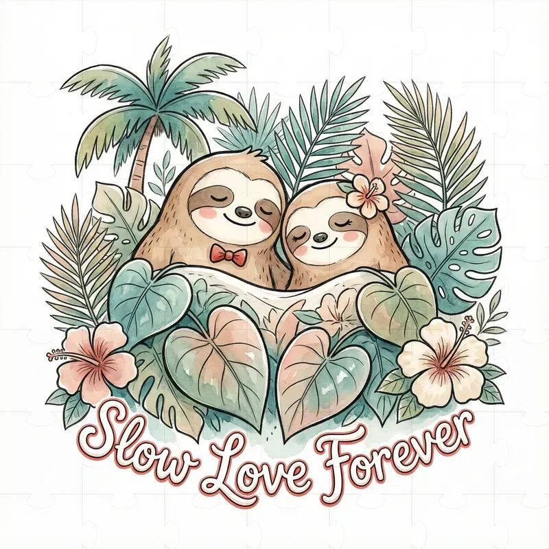 Valentine Mascot Couples Tshirt Art
