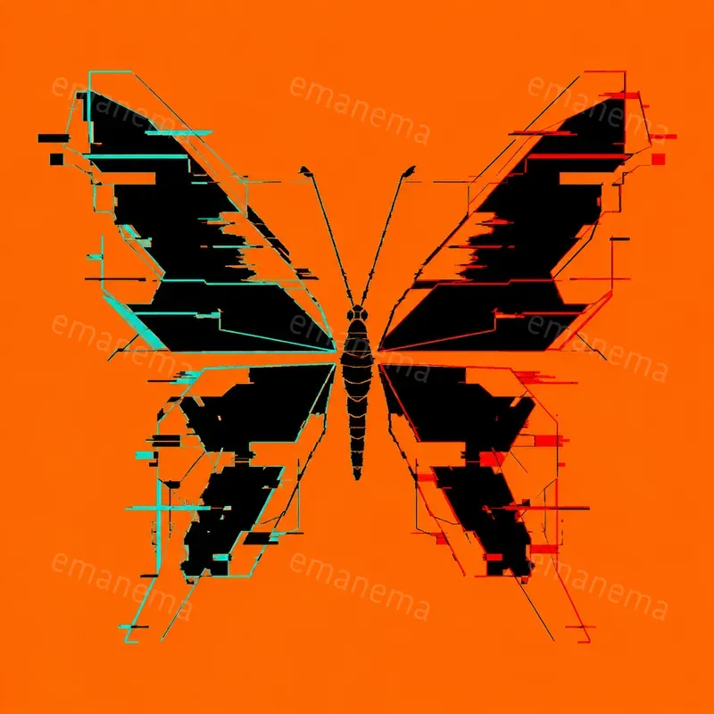 Corrupted Analog Digital Glitch Images