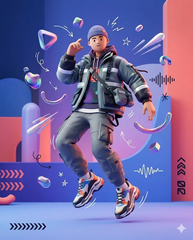 Ultra 3D Illustrated Fashion Posters
